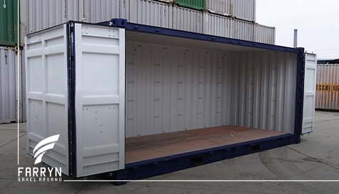 Open Side Container